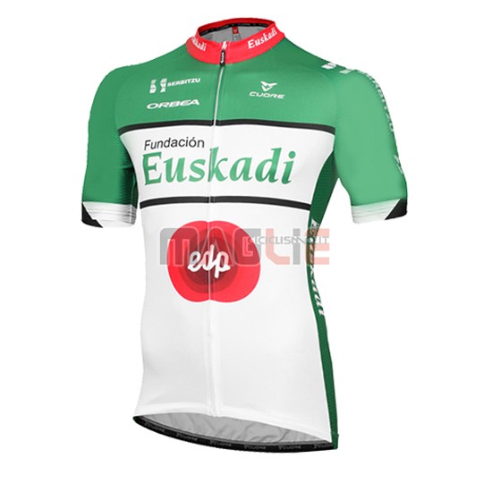 Maglia Cofidis manica corta 2016 verde e bianco